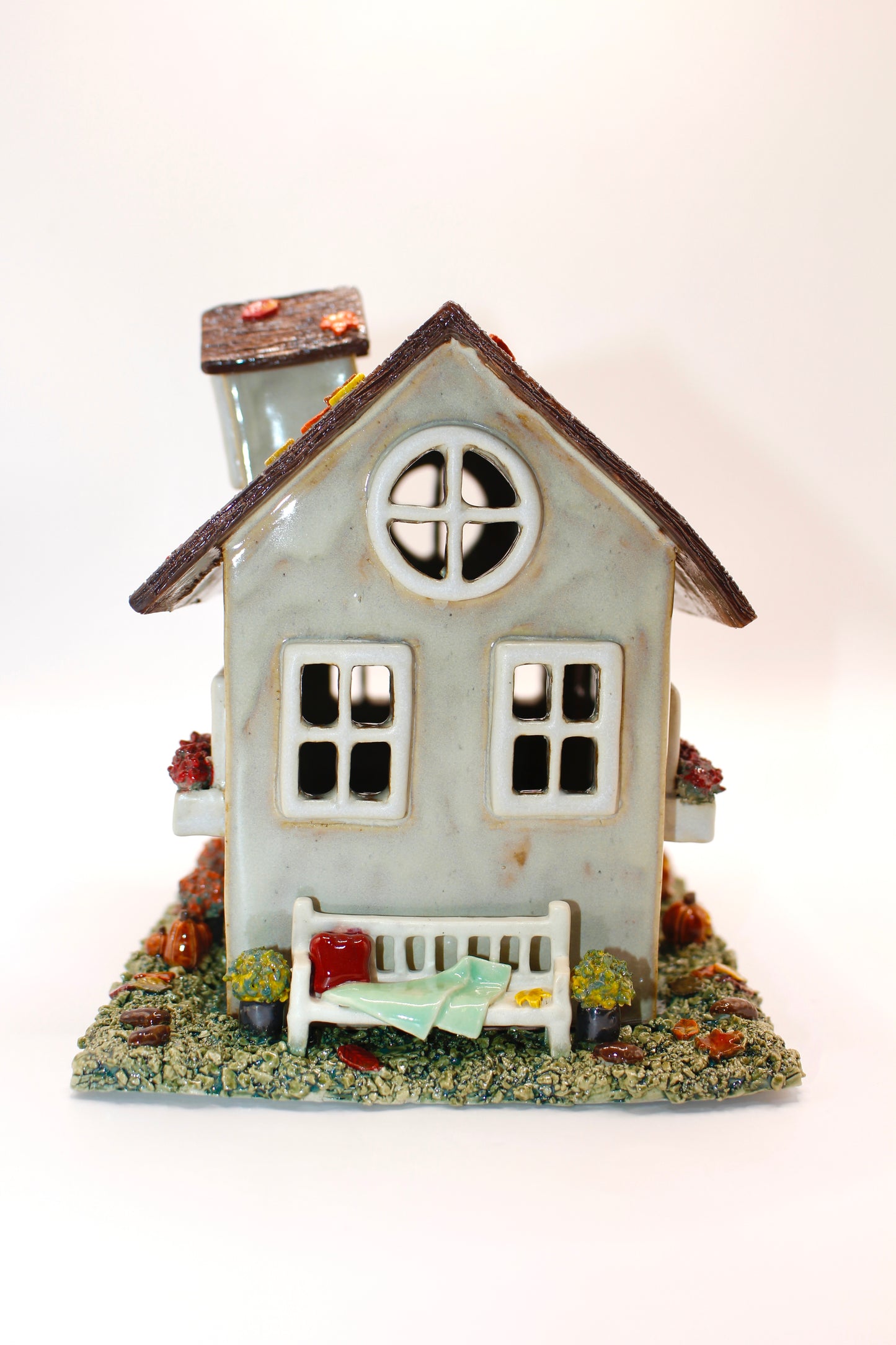 Fall Ceramic Tealight Holder