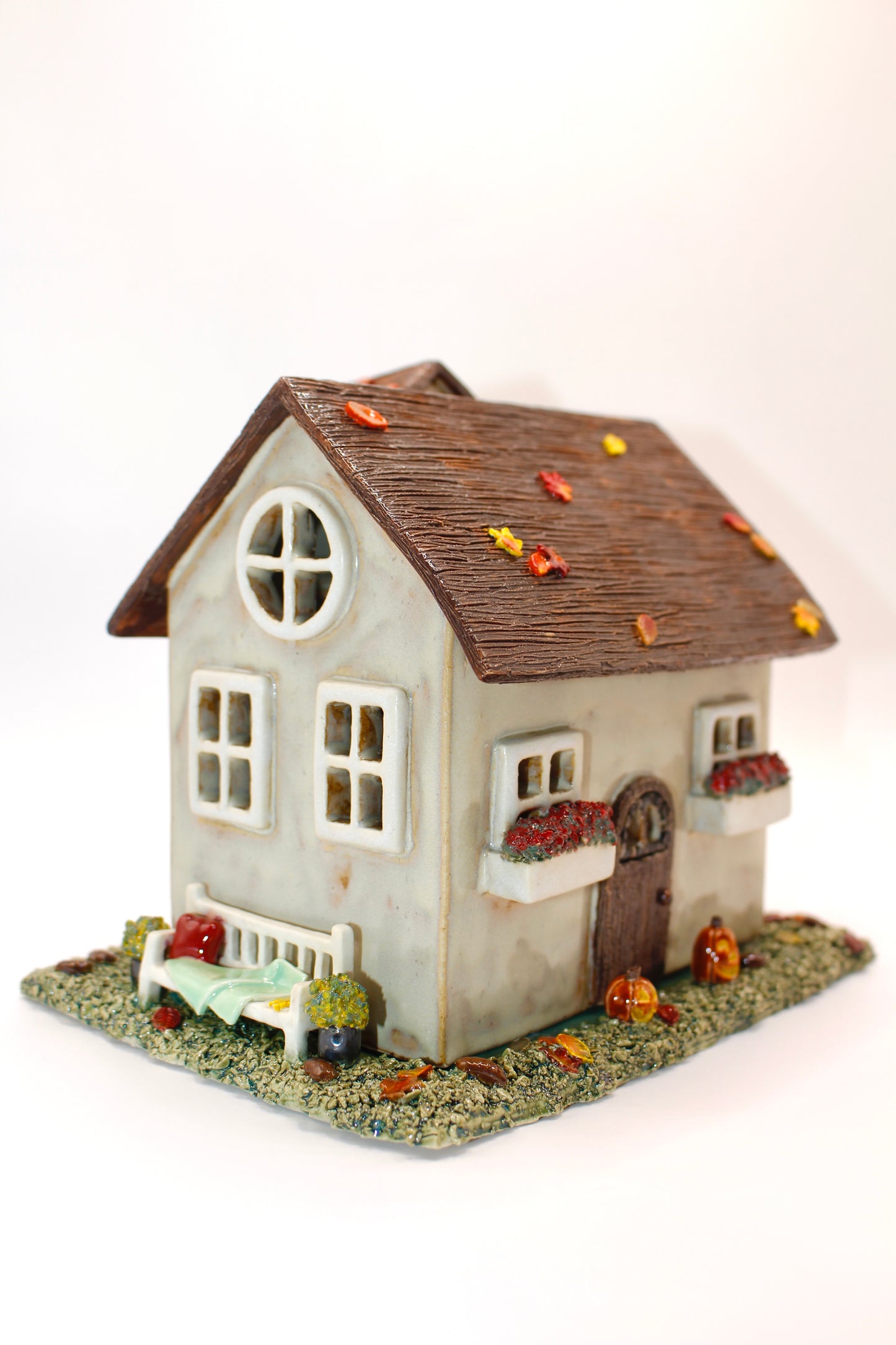 Fall Ceramic Tealight Holder