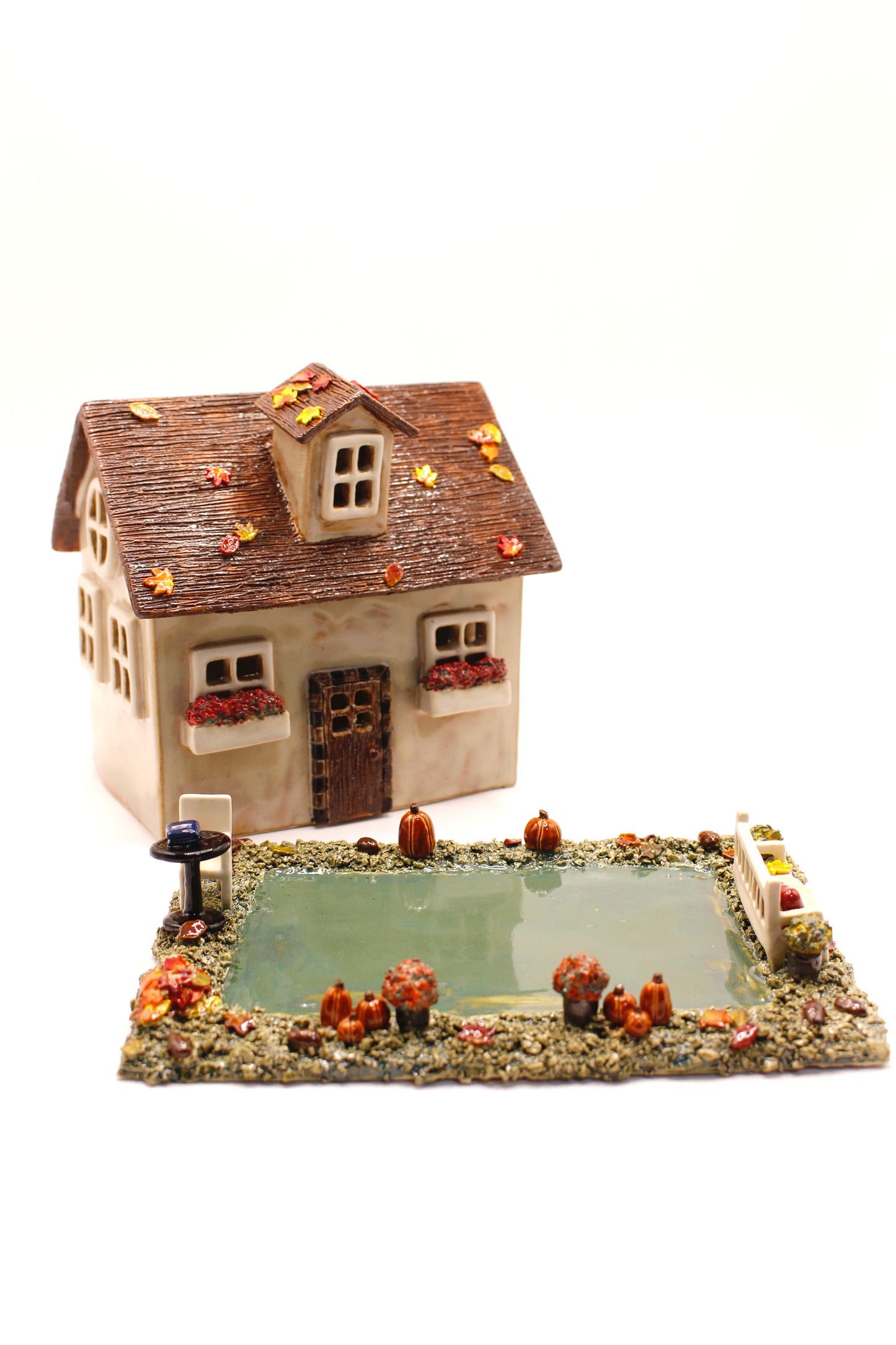 Fall Ceramic Tealight Holder