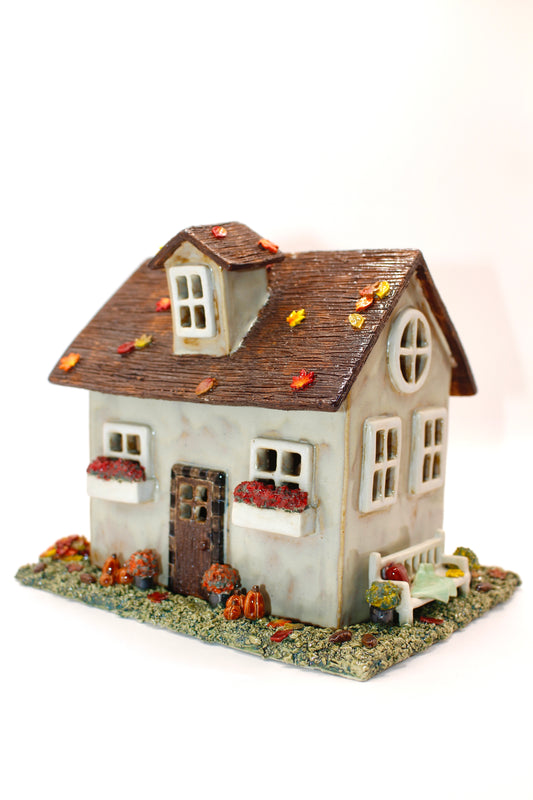 Fall Ceramic Tealight Holder